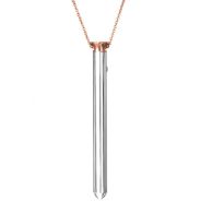 Crave Vesper Necklace with Vibrator Rose Gold