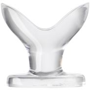 Master Series Anchored Analplug Transparent