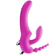 Strap U Regal Rider Triple G Vibrierender Umschnalldildo