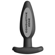 ElectraStim Silicone Noir Rocker Butt Plug - Medium