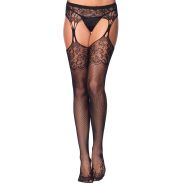 Leg Avenue Spitzenstrumpfhose Ouvert