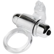 baseks vibrierender Rabbit-Penisring Transparent
