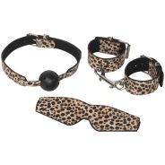 baseks Leopard Versauters Bondage-Set 3-tlg