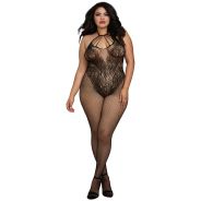 Dreamgirl Netz-Catsuit Plus Size