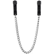 Mister B Pinch Battery Clamps Adjustable with Chain Black