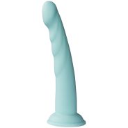 Dillio Platinum Slim Seven Teal Dildo mit Saugnapf 21 cm