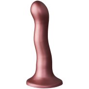 Ouch! Ultra Soft Curvy G-Punkt Dildo aus Silikon 17 cm