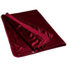 Liberator Fascinator Throw Merlot Luxuslaken  1