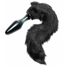 Tailz Midnight Fox Tail Glas Butt Plug  1