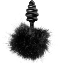 Tailz Black Bunny Tail Anal Plug  1