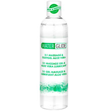 Waterglide Aloe Vera 2-in-1 Massagegel und Gleitgel 300 ml  1