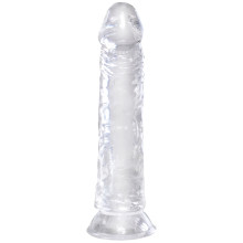 King Cock Durchsichtiger Dildo 22,5 cm mit Saugnapf  1
