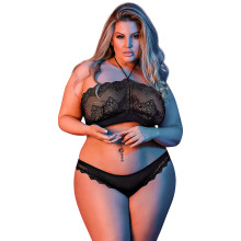 Magic Silk Halterneck BH Sæt Plus Size  1