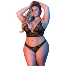 Magic Silk Longeline BH Sæt Plus Size  1