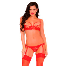 Seven til Midnight Hey Baby Red Bra Set  1