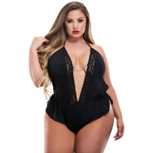 Baci Sexy Satin-Body Plus Size