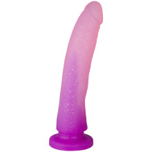 Baseks Gradient Glitter Medium Dildo 20 cm mit Saugnapf  1