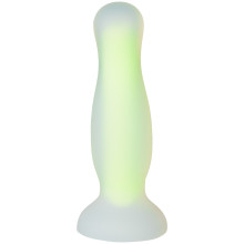 Baseks Glow in the Dark Analdildo Medium Gelb  1