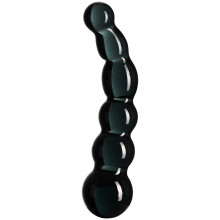 Sinful Black Groove Glasdildo 17 cm  1