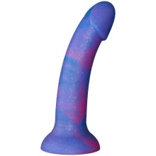 baseks Blue Galaxy Silikondildo mit Saugnapf 18 cm  1