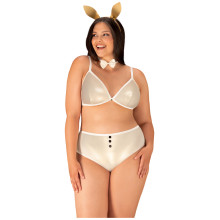 Obsessive Goldenes Hasenkostüm Plus Size  1