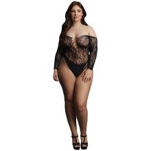 Le Désir Schrittfreier Strass-Teddy Plus Size  1