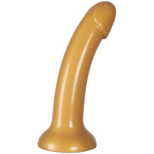 baseks Glitzernder Silikondildo in Gold 18 cm  1