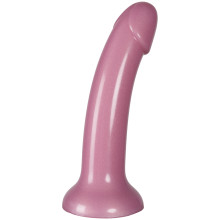 baseks Glitzernder Silikondildo in Pink 18 cm  1