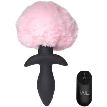 Tailz Ferngesteuerter Vibrierender Bunny Tail Analplug  1