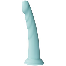 Dillio Platinum Slim Seven Teal Dildo mit Saugnapf 21 cm  1