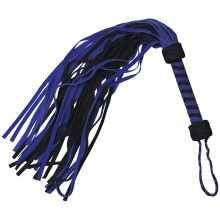 Strict Leather Flogger 90 cm aus Blauem Wildleder  1