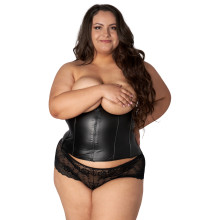 NORTIE Fetish Wetlook Korsett Plus Size  1