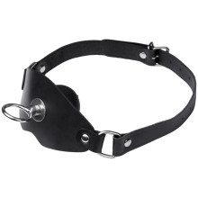 Black Label Super-Leder-Ballknebel mit O-Ring  1