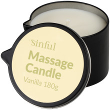 Sinful Massagekerze Vanille 180 g  1