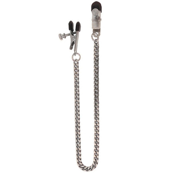 Spartacus Broad Tip Nippelklemmen mit Kette