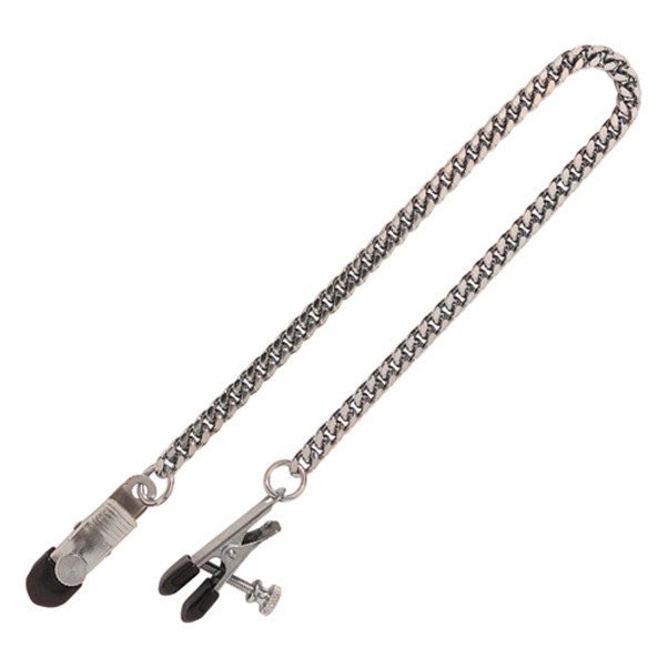 Spartacus Broad Tip Nippelklemmen mit Kette