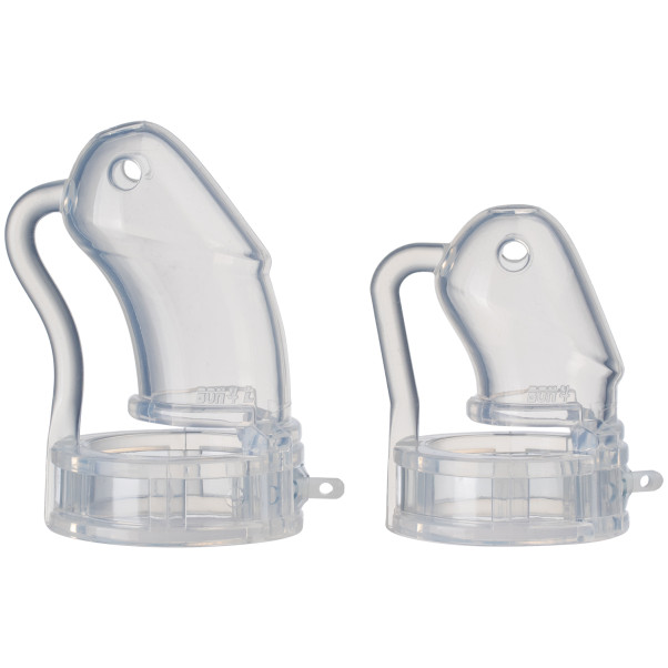 BON4plus Silicone Male Chasity Dual Cage Set