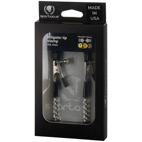 Spartacus Krokodil-Nippelklemmen und Kette