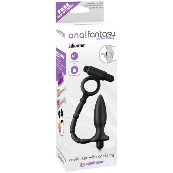 Anal Fantasy Ass-Kicker Analplug mit Penisring