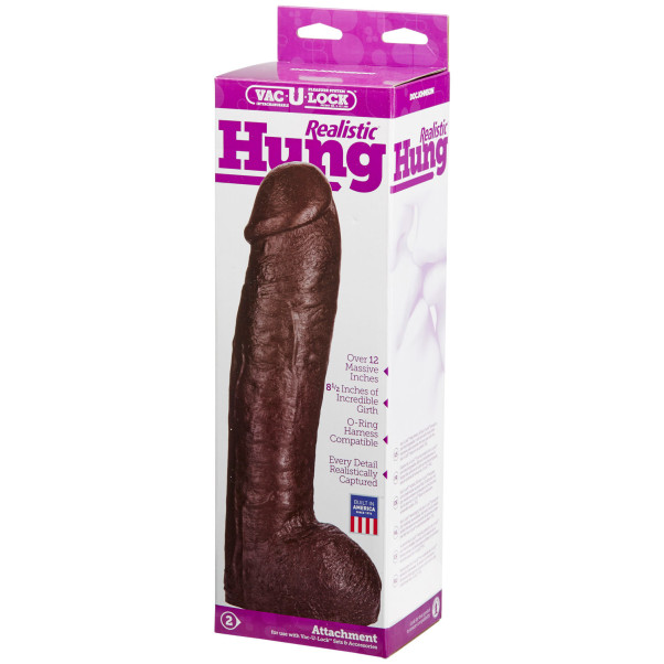 Vac-U-Lock Realistischer Hung XL Strap-on Dildo