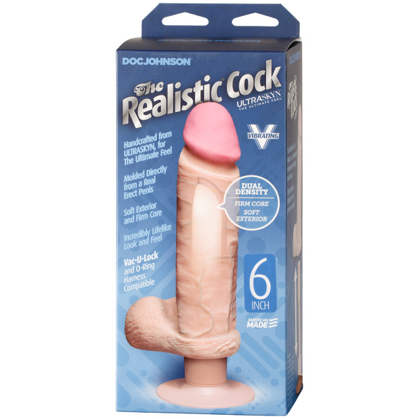 Doc Johnson The Realistischer Cock UR3 Dildo Vibrator 21,5 cm