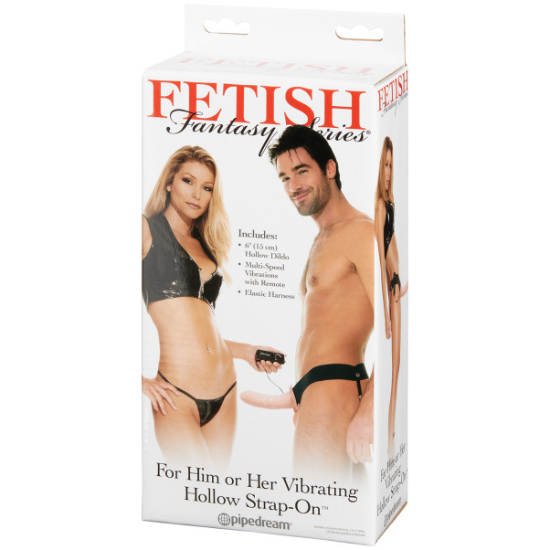 Fetish Fantasy Hollow Strap-On-Vibrator Helle Haut