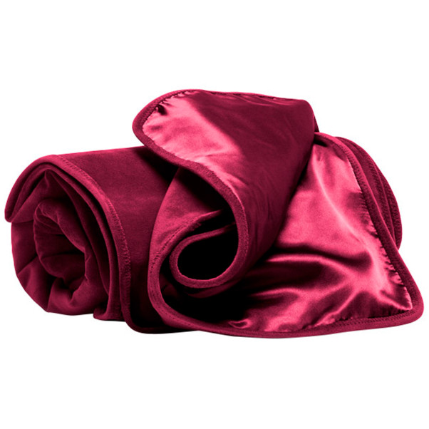 Liberator Fascinator Throw Merlot Luxuslaken