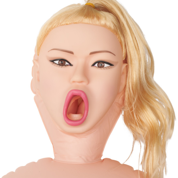 Topco Bree Olson Doggy Style Aufblasbare Puppe mit Vibrator