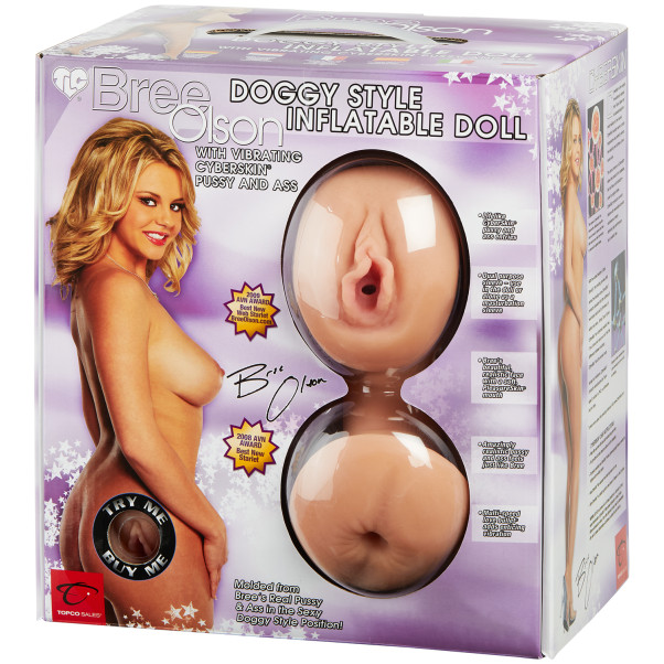 Topco Bree Olson Doggy Style Aufblasbare Puppe mit Vibrator