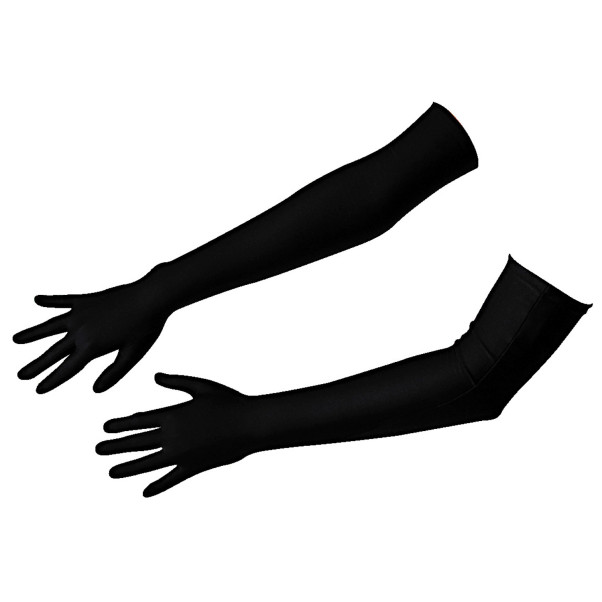 Cottelli Lange Satin-Handschuhe