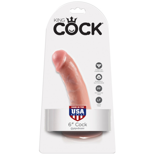 King Cock Realistischer Dildo 15 cm mit Saugnapf