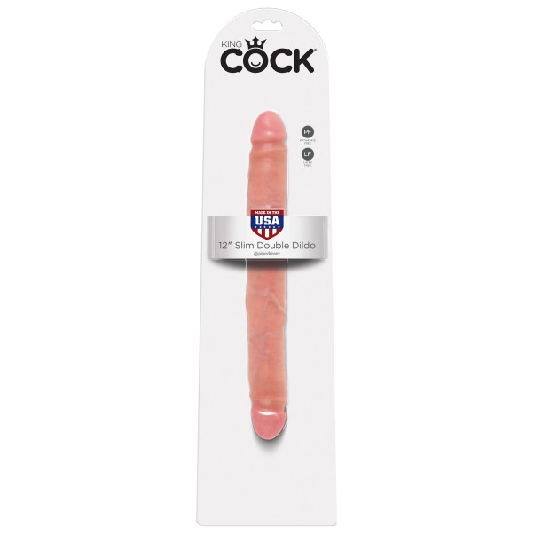 King Cock Slim Doppeldildo 30 cm