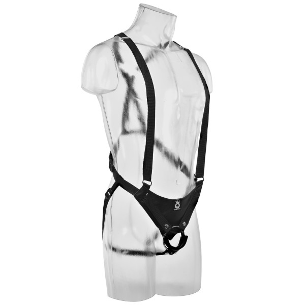 King Cock Hollow Strap-on Harness Set 28 cm