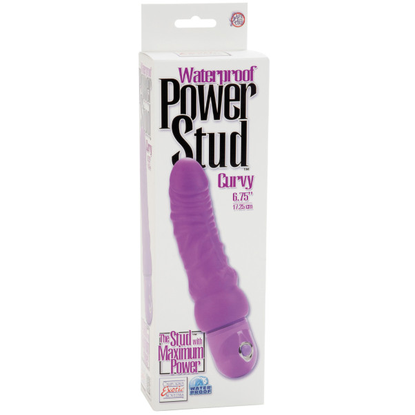 CalExotics Power Stud Curvy Dildo Vibrator